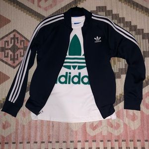 Adidas zip up track jacket